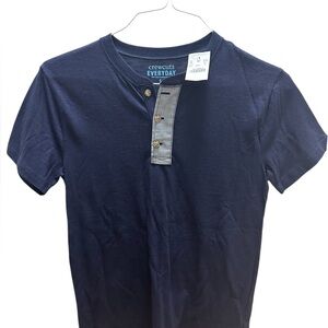 Crewcuts Dark Blue Henley Tee